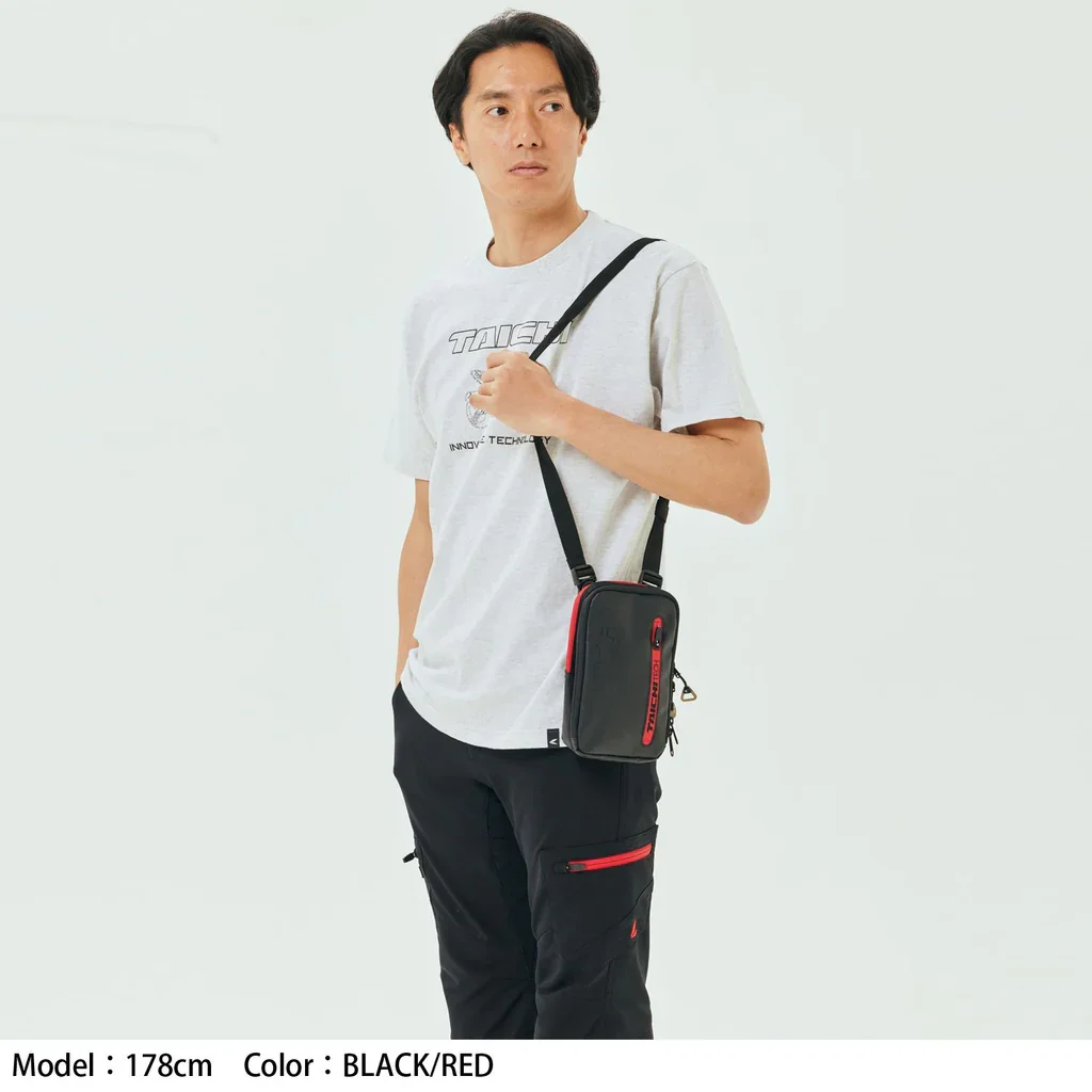 RS Taichi Belt Pouch Black Red - Image 5