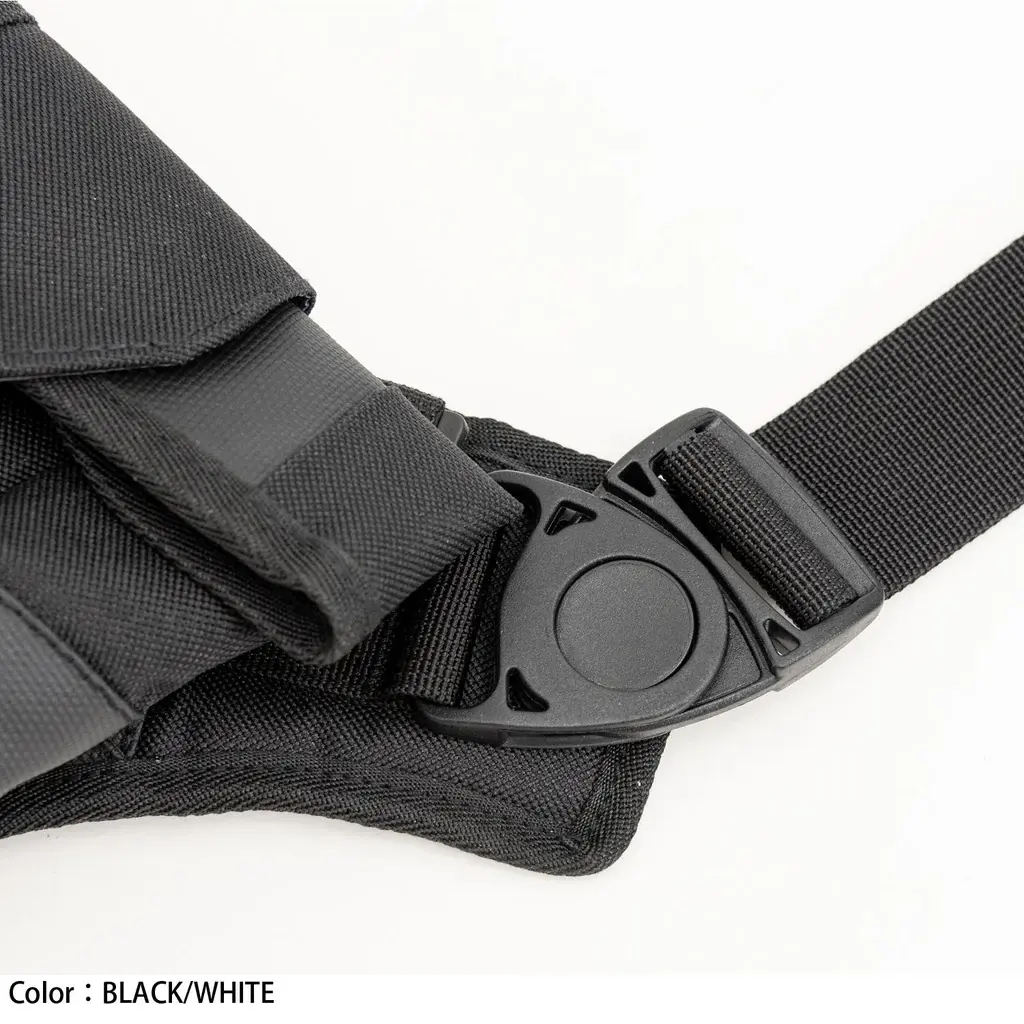 RS Taichi Leg Pouch Black White - Image 3
