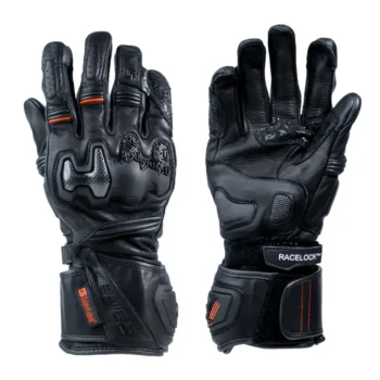 Raida Drift EVO Motorcycle Red Gloves - Image 1