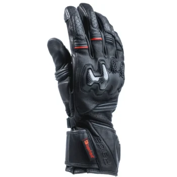 Raida Drift EVO Motorcycle Red Gloves - Image 2
