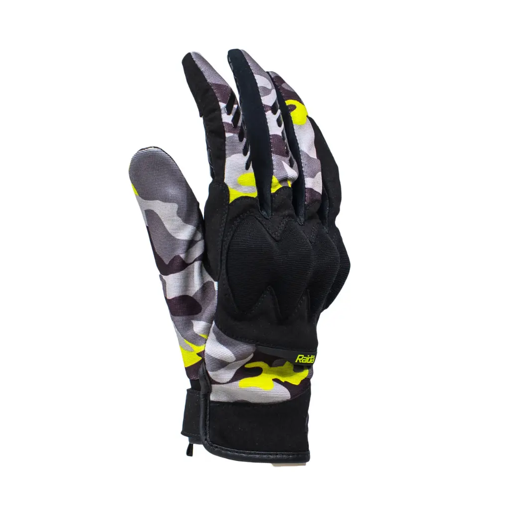 Raida Trailcraft Off-Road Camo Hi-viz Gloves - Image 4