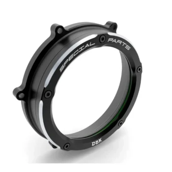 DBK Black Clutch Cover for Ducati Panigale V4 2018-25 (CCV401DD) - Image 1