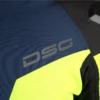 DSG Apex V2 Black Blue Yellow Fluo Riding Jacket - Image 3
