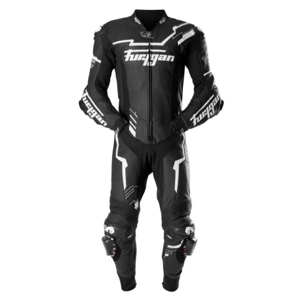 Furygan Eclipse X Kevlar Track Suit Black White