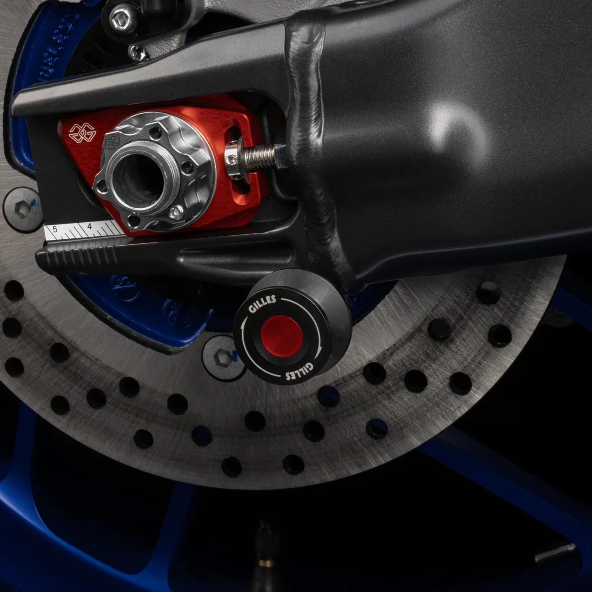GILLES Mounting stand holder M8 red for BMW S1000RR 2020-26 (PSA2-M8-R) - Image 2