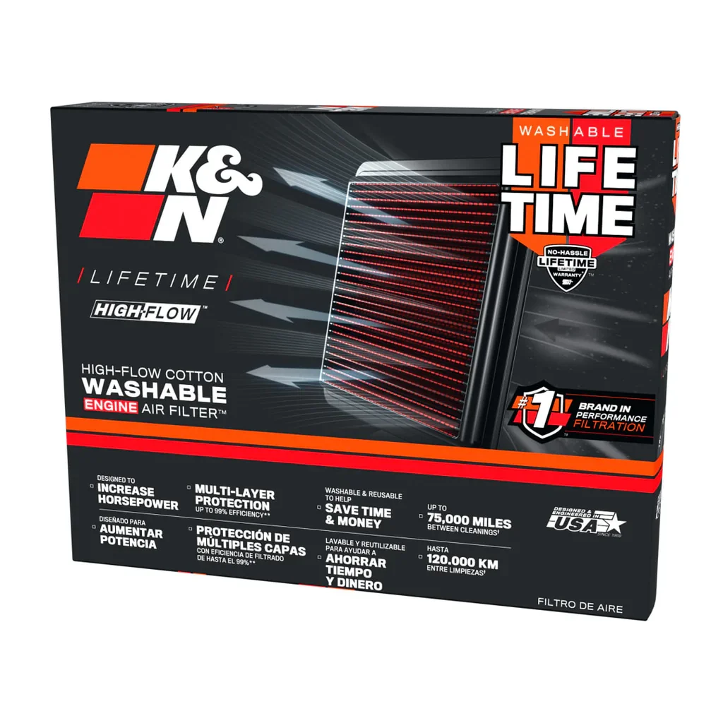 K&N Air Filter for Triumph Trident 660 / Tiger Sport 660 (TB-6621) - Image 2