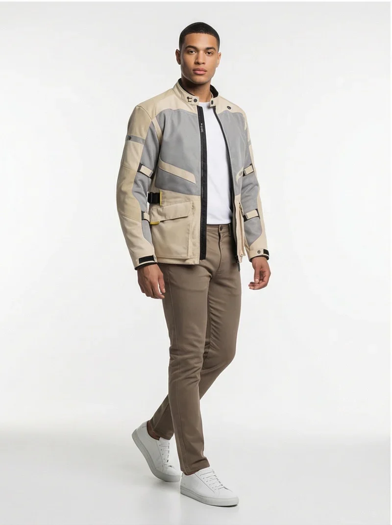 Reise PineAir Summer Adventure Touring Jacket (Beige) - Image 9