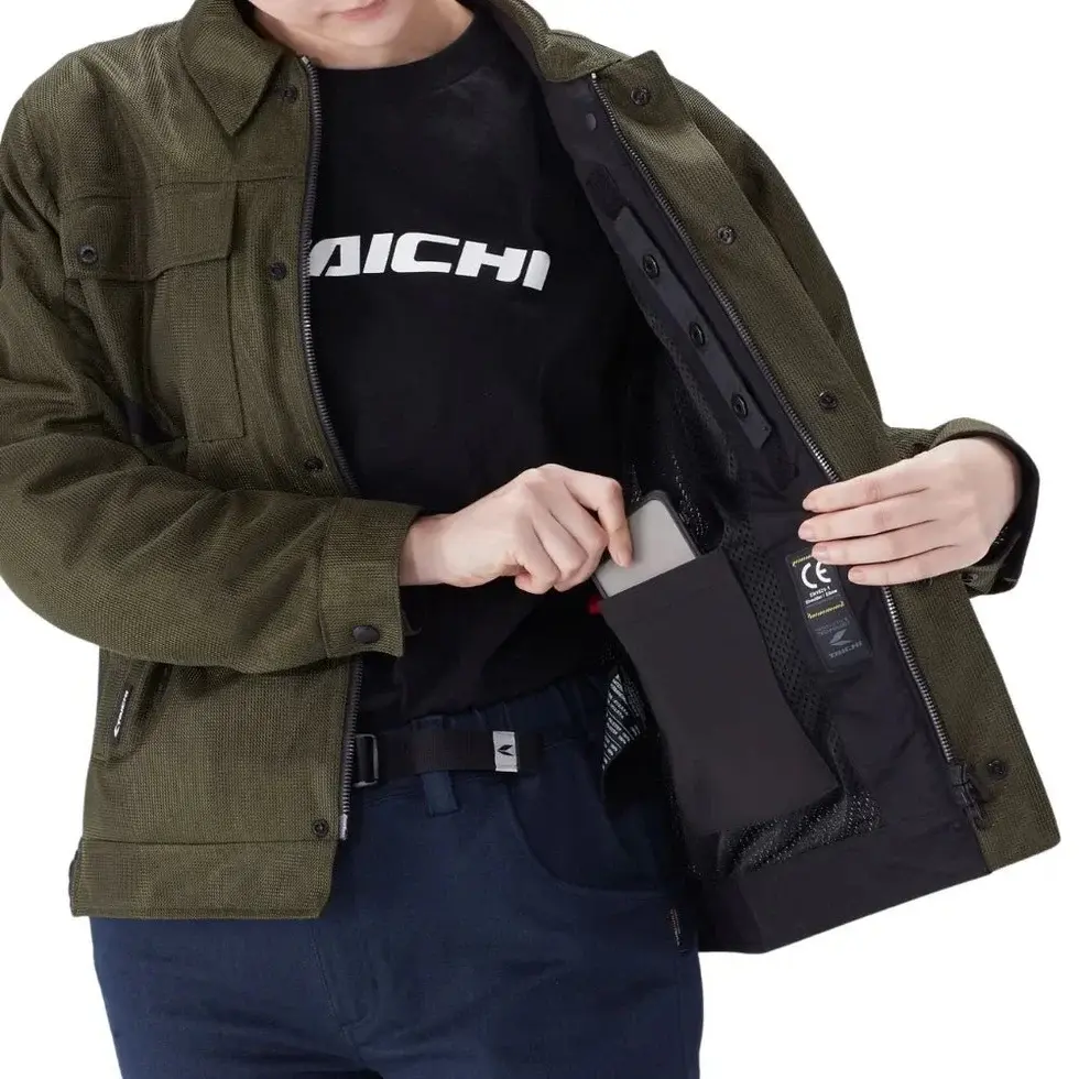RS Taichi Miles Air Jacket Khaki - Image 3