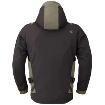 Alternative view of RS Taichi Overlap Mesh Parka Jacket Black/Khaki
