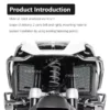 DBK Blue Radiator Guard for BMW R1300 GSA 2024-25 (GR28C) - Image 2