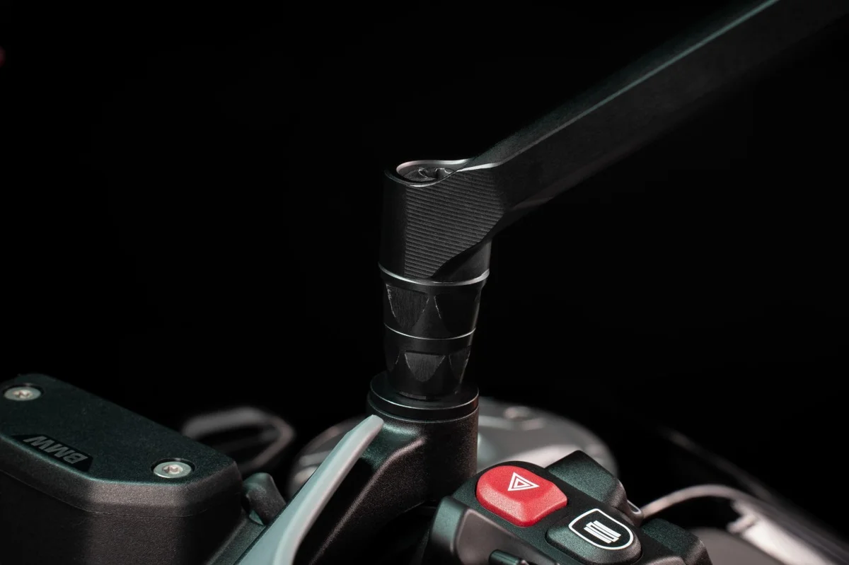GILLES STRATOS left-hand dashboard mirror, matt black (M03-03-L-BD) - Image 8