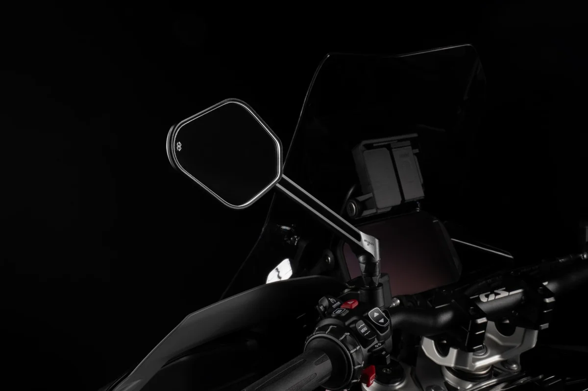 GILLES STRATOS left-hand dashboard mirror, matt black (M03-03-L-BD) - Image 10