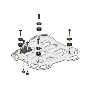 SW-Motech Adventure Luggage Rack for Ducati Multistrada V4 (GPT.22.822.19001/B) - Image 2