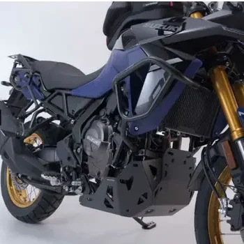 Alternative view of SW-Motech Crashbars for Suzuki V-Strom 800 / 800DE - Black (SBL.05.845.10001/B)