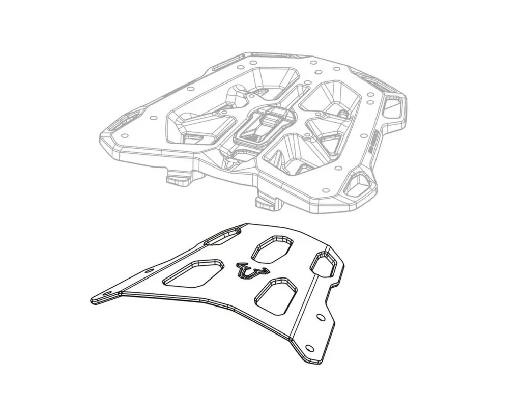 SW-Motech Street Luggage Rack for BMW F 900 GS (GPT.07.602.16000/B) - Image 4