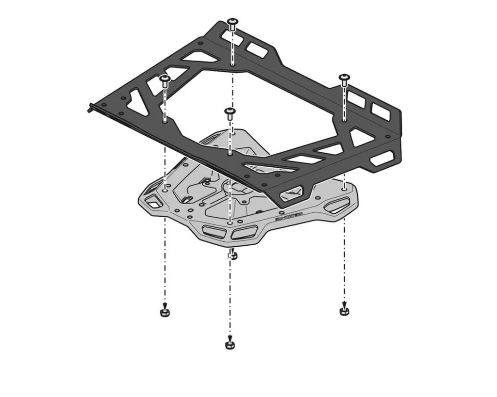 SW-Motech Street Rack for Honda CB750 Hornet (GPT.01.971.16000/B) - Image 4