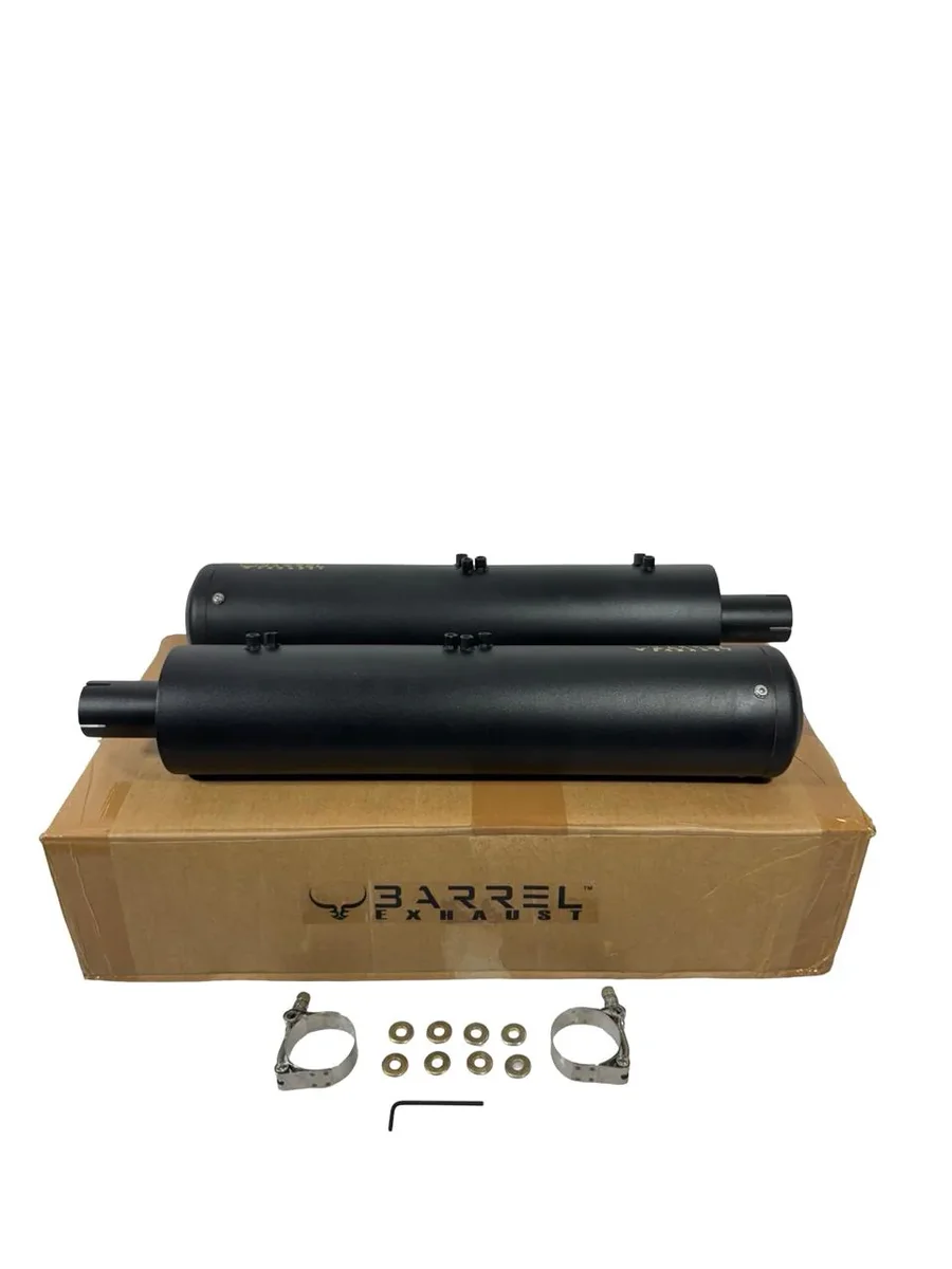 Barrel Exhaust Bass Master B16 Exhaust - Black(BMBE16RE650) - Image 1