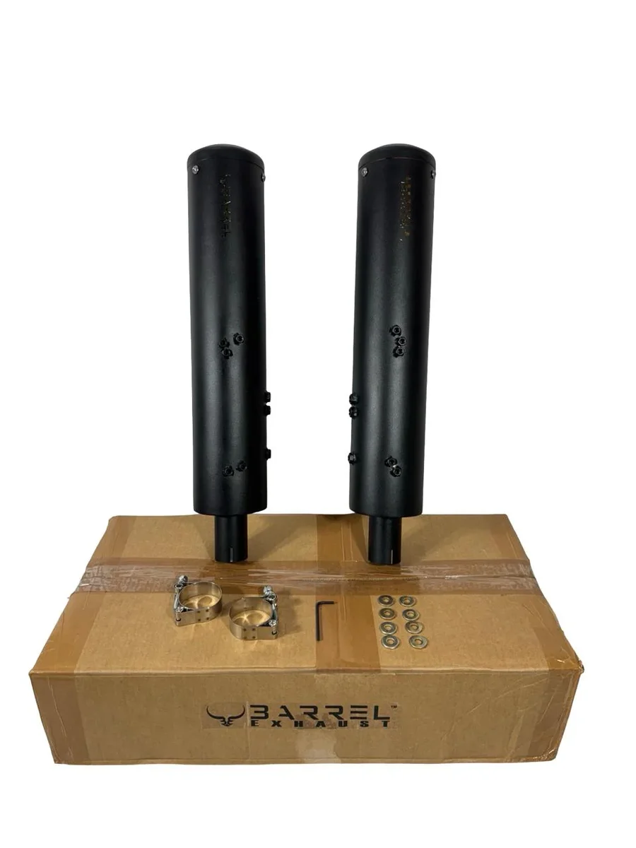 Barrel Exhaust Bass Master B16 Exhaust - Black(BMBE16RE650) - Image 2