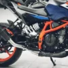 Barrel Exhaust Rogue V2 Exhaust for KTM 390 / 250 Gen 3 - Black(R2GKTMBKG3) - Image 3