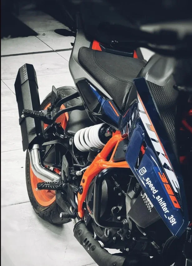 Barrel Exhaust Rogue V2 Exhaust for KTM 390 / 250 Gen 3 - Black(R2GKTMBKG3) - Image 4