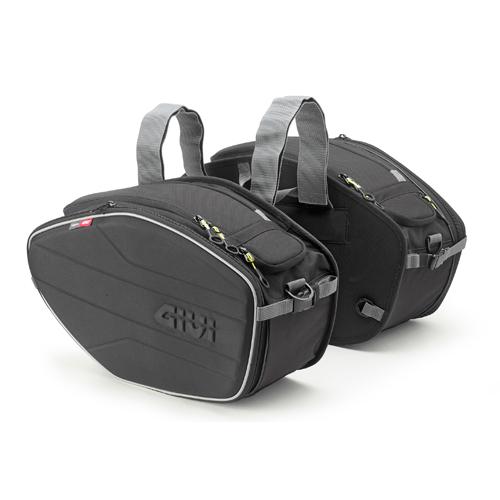 Givi EA101C Easy-T Pair of Small Expandable Side Bags / Panniers (30L) - Image 1