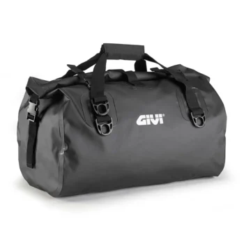 Givi EA115BK Easy-T Waterproof Cylinder Seat Bag / Tail Bag (40L - Black) - Image 1