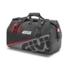 Givi EA115GR Easy-T Waterproof Cylinder Tail Bag / Saddle Bag (40L - Grey & Red) - Image 1