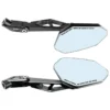 LOBOO RM03 Angular Foldable Mirrors (CNC Aluminum) | Modern ADV & Streetfighter Style | Anti-Glare - Image 1