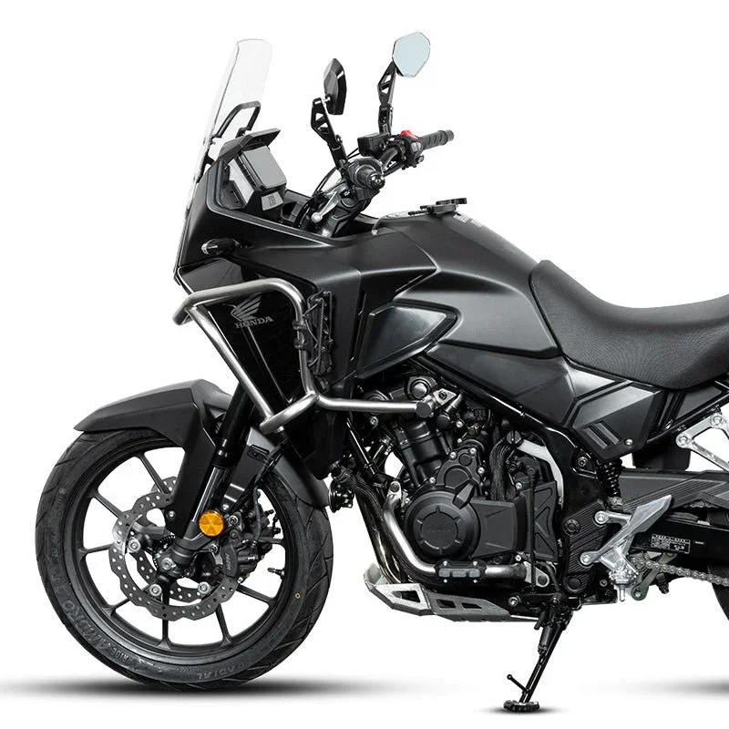 LOBOO RM03 Angular Foldable Mirrors (CNC Aluminum) | Modern ADV & Streetfighter Style | Anti-Glare - Image 2
