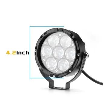 Alternative view of Motorfans L7 | 130W (Pair) Fully Dimmable 5700K 15000LM Spot Beam LED Auxiliary Lamp