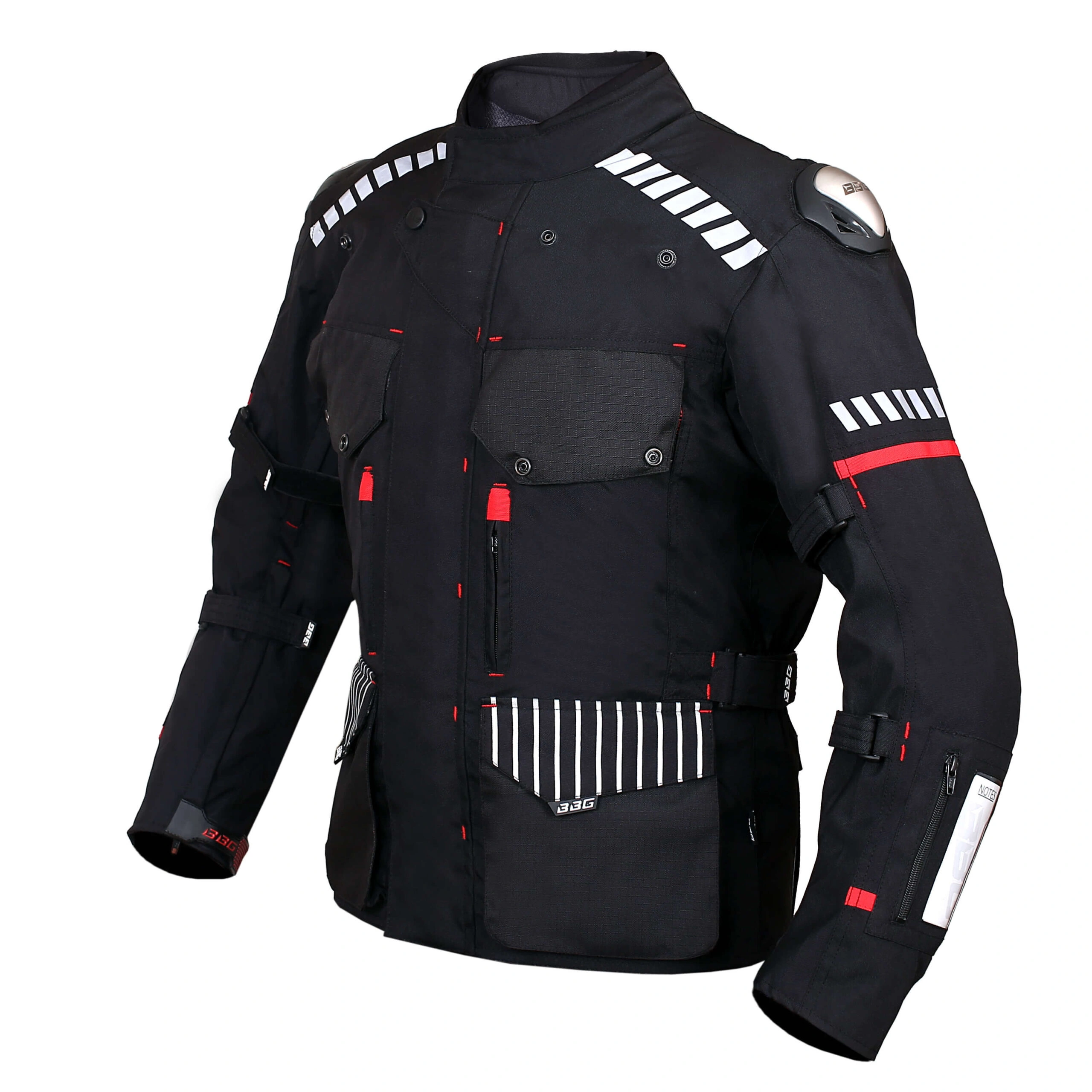BBG Adventure Black Riding Jacket - Image 3