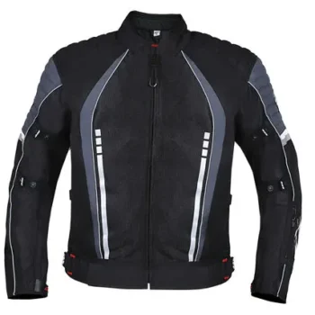 BBG Voyager Black Grey Riding Jacket