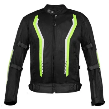 BBG XPlorer Black Fluorescent Yellow Riding Jacket