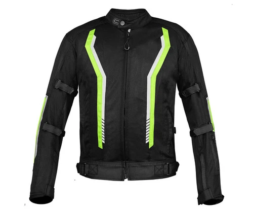 BBG XPlorer Black Fluorescent Yellow Riding Jacket