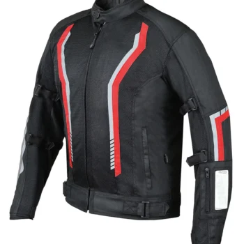 BBG XPlorer Black Red Riding Jacket