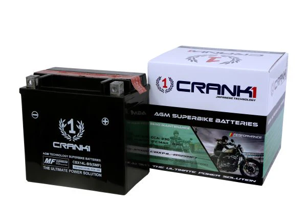 Crank1 Battery For Harley Davidson 48 (2012-2025) - CBX14L-BS - Dry Charged - Image 1