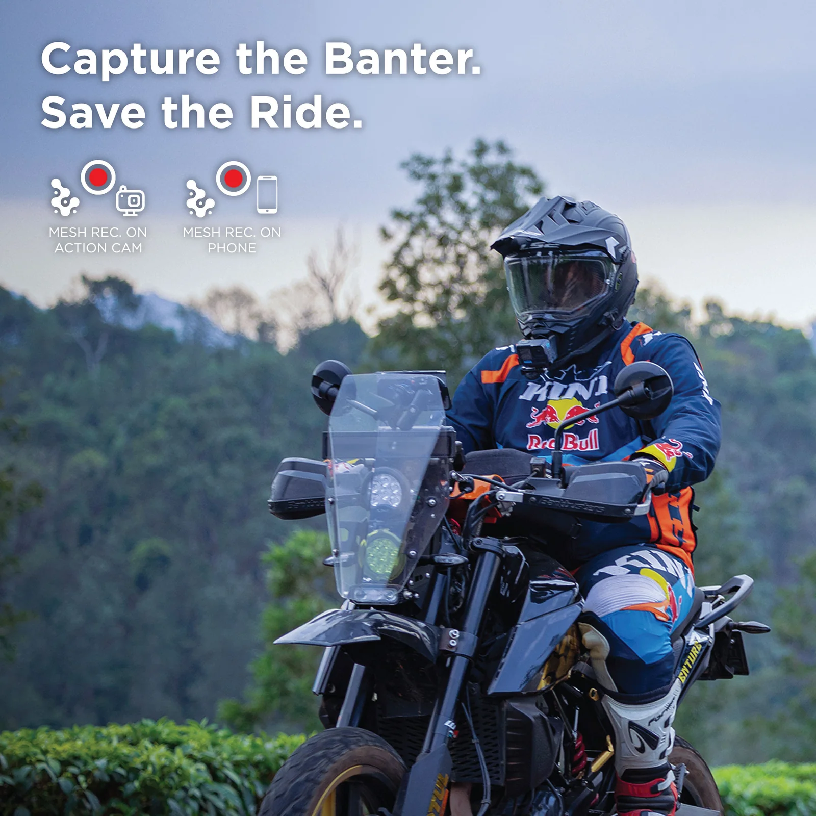 BluArmor C60 PRO helmet communication system. - Image 2