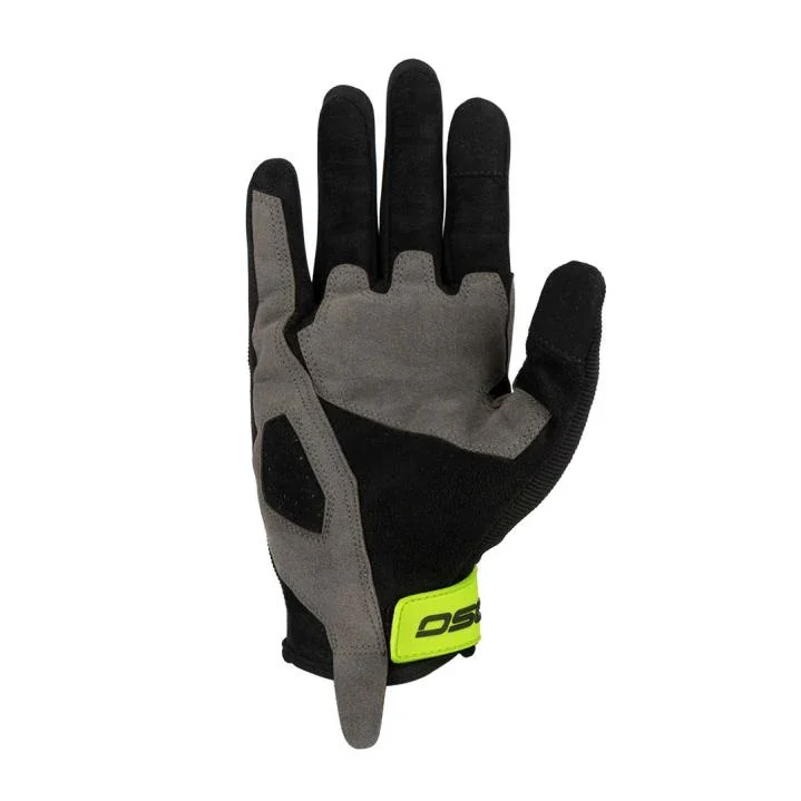 DSG Alpha Air Gloves Black Yellow Fluorescent - Image 2