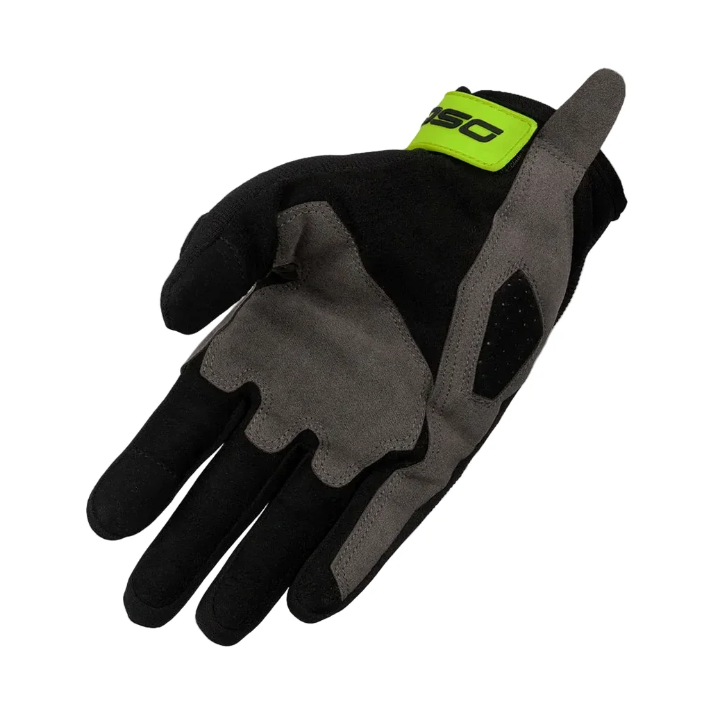 DSG Alpha Air Gloves Black Yellow Fluorescent - Image 3