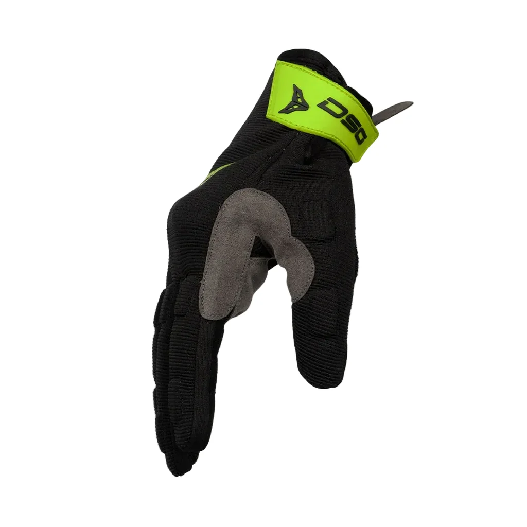 DSG Alpha Air Gloves Black Yellow Fluorescent - Image 6
