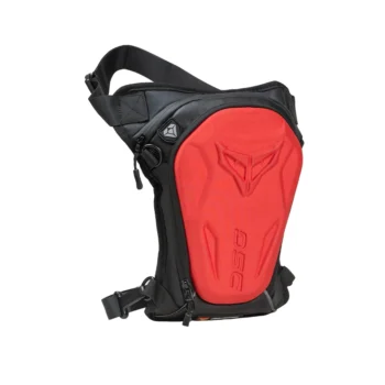 DSG Alpha Thigh Bag Black Red - Image 1