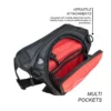 DSG Alpha Thigh Bag Black Red - Image 5