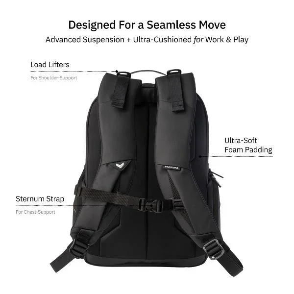 Vantora LEXOR Backpack Carbon Black - Image 3