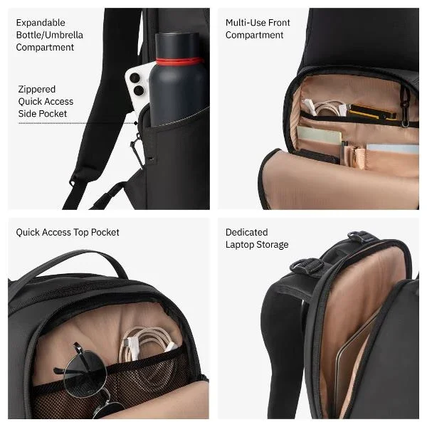 Vantora LEXOR Backpack Carbon Black - Image 5
