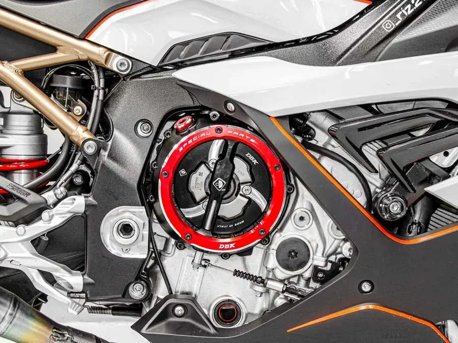 DBK Speacial Parts BMW RED SPRING RETAINER COVER BMW S1000 R/ RR/ XR - SM10A - Image 1