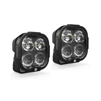 DENALI DL4 Auxiliary LED Lights - White - Lights Only - DNL.DL4.050.W - Image 1