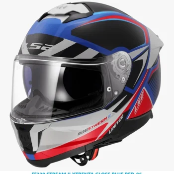 LS2 FF320 STREAM II XTRENTA GLOSS BLUE RED HELMET - Image 1