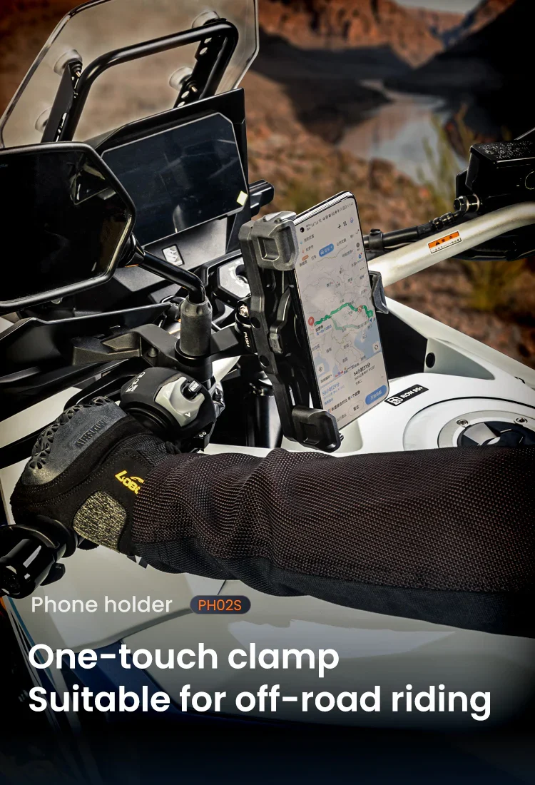 Loboo Phone Holder PH02S Non-Charging (Handlebar Version) - PH02S-BZ - Image 3