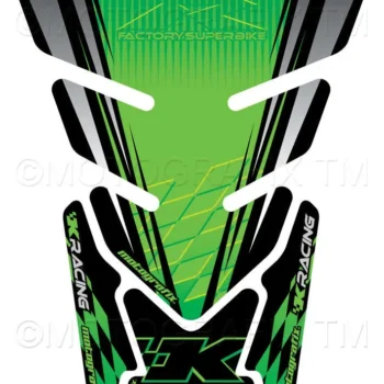 Motografix Kawasaki Green Motorcycle Tank Pad Protector (TK010G) - Image 1