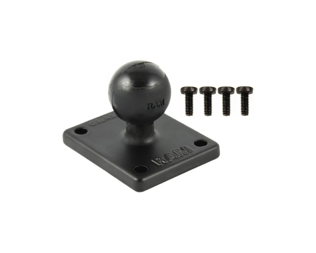 RAM Mounts Square Base Adapter with Hardware for Magellan Maestro and more - RAM-B-202-MA4U - Image 1